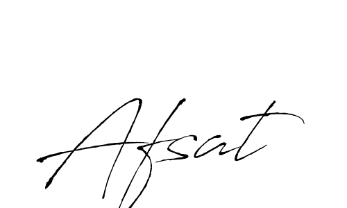 Make a beautiful signature design for name Afsat. With this signature (Antro_Vectra) style, you can create a handwritten signature for free. Afsat signature style 6 images and pictures png