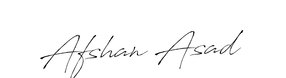 Use a signature maker to create a handwritten signature online. With this signature software, you can design (Antro_Vectra) your own signature for name Afshan Asad. Afshan Asad signature style 6 images and pictures png