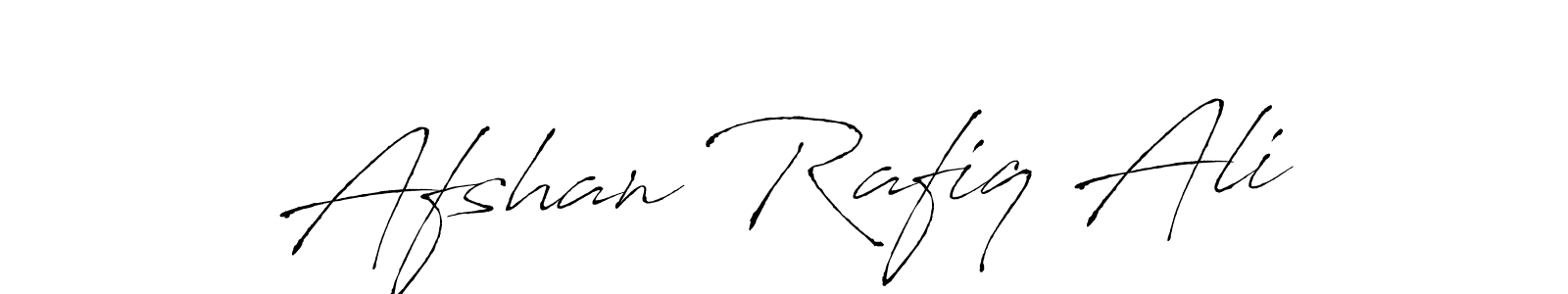 Also we have Afshan Rafiq Ali name is the best signature style. Create professional handwritten signature collection using Antro_Vectra autograph style. Afshan Rafiq Ali signature style 6 images and pictures png