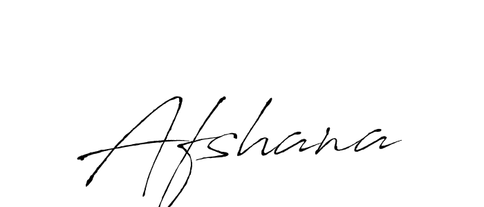 Make a beautiful signature design for name Afshana. With this signature (Antro_Vectra) style, you can create a handwritten signature for free. Afshana signature style 6 images and pictures png