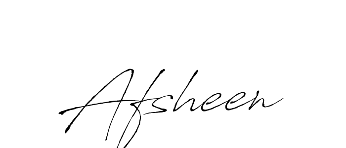 Make a beautiful signature design for name Afsheen. With this signature (Antro_Vectra) style, you can create a handwritten signature for free. Afsheen signature style 6 images and pictures png