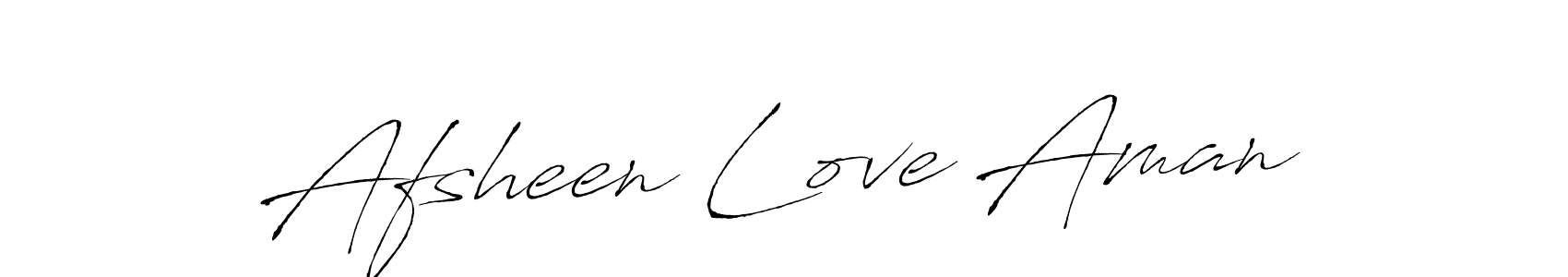 How to make Afsheen Love Aman signature? Antro_Vectra is a professional autograph style. Create handwritten signature for Afsheen Love Aman name. Afsheen Love Aman signature style 6 images and pictures png