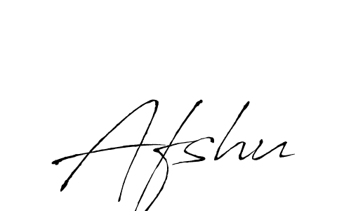 How to make Afshu signature? Antro_Vectra is a professional autograph style. Create handwritten signature for Afshu name. Afshu signature style 6 images and pictures png