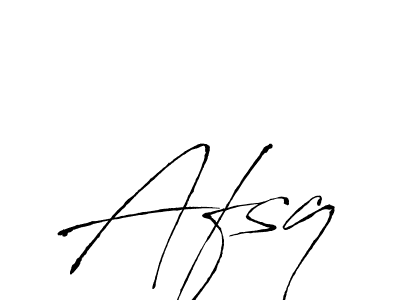 Make a beautiful signature design for name Afsq. With this signature (Antro_Vectra) style, you can create a handwritten signature for free. Afsq signature style 6 images and pictures png