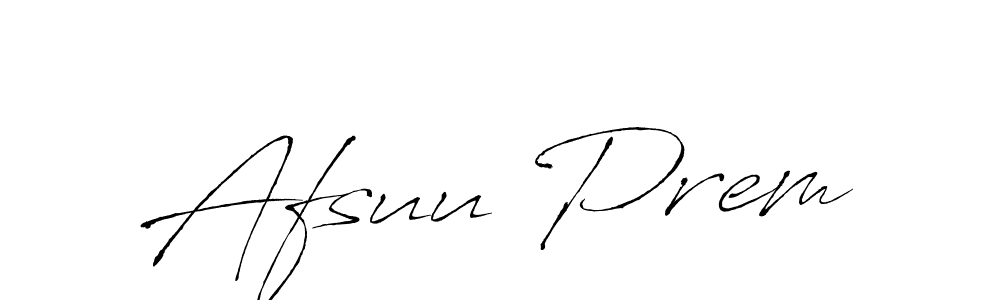 Use a signature maker to create a handwritten signature online. With this signature software, you can design (Antro_Vectra) your own signature for name Afsuu Prem. Afsuu Prem signature style 6 images and pictures png