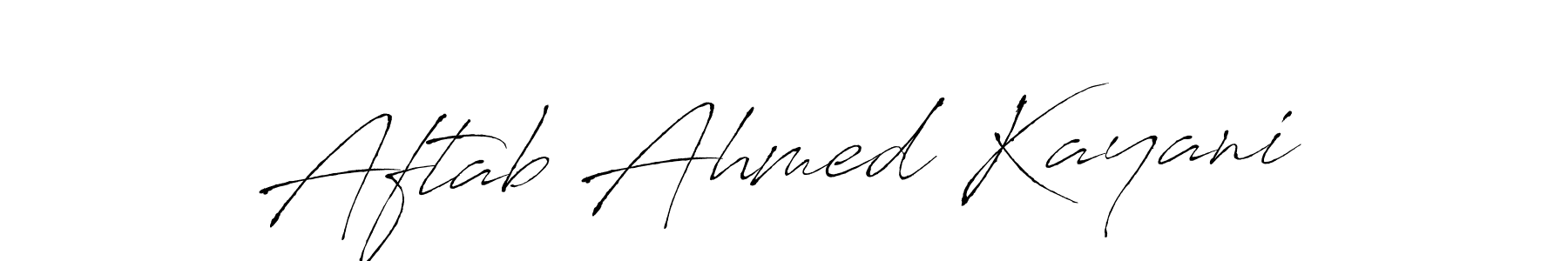 You should practise on your own different ways (Antro_Vectra) to write your name (Aftab Ahmed Kayani) in signature. don't let someone else do it for you. Aftab Ahmed Kayani signature style 6 images and pictures png