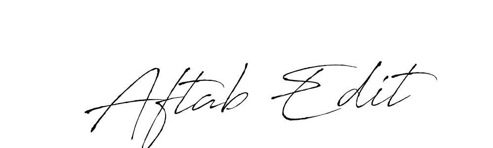 Aftab Edit stylish signature style. Best Handwritten Sign (Antro_Vectra) for my name. Handwritten Signature Collection Ideas for my name Aftab Edit. Aftab Edit signature style 6 images and pictures png
