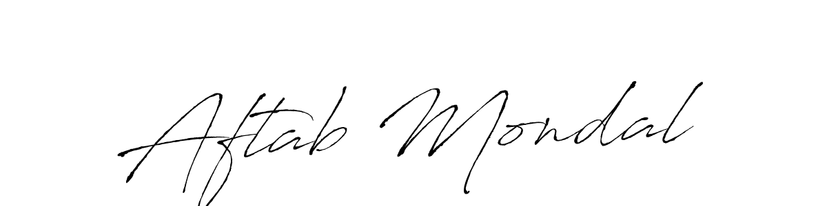 Here are the top 10 professional signature styles for the name Aftab Mondal. These are the best autograph styles you can use for your name. Aftab Mondal signature style 6 images and pictures png