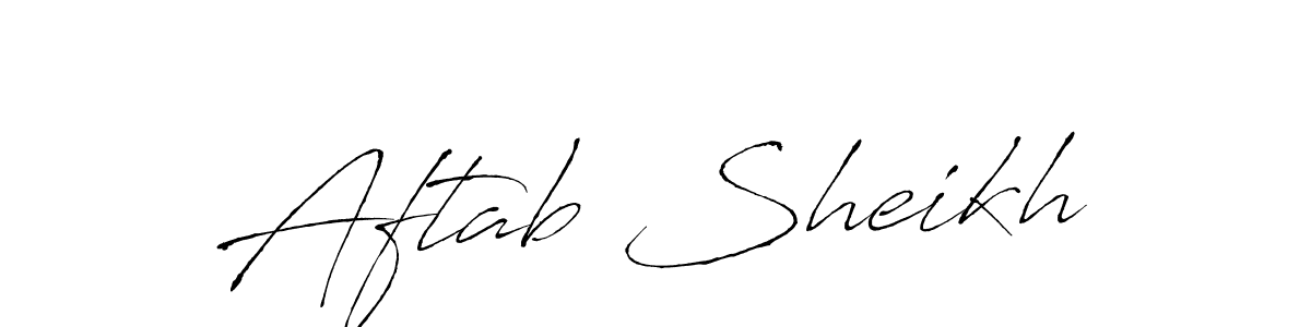 Also You can easily find your signature by using the search form. We will create Aftab Sheikh name handwritten signature images for you free of cost using Antro_Vectra sign style. Aftab Sheikh signature style 6 images and pictures png