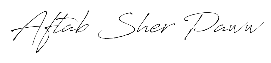 A dynamic signature style for Aftab Sher Paww using Antro_Vectra script. Designed to look authentic, handwritten, and professional. Aftab Sher Paww signature style 6 images and pictures png
