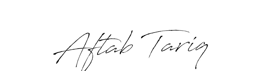 This is the best signature style for the Aftab Tariq name. Also you like these signature font (Antro_Vectra). Mix name signature. Aftab Tariq signature style 6 images and pictures png