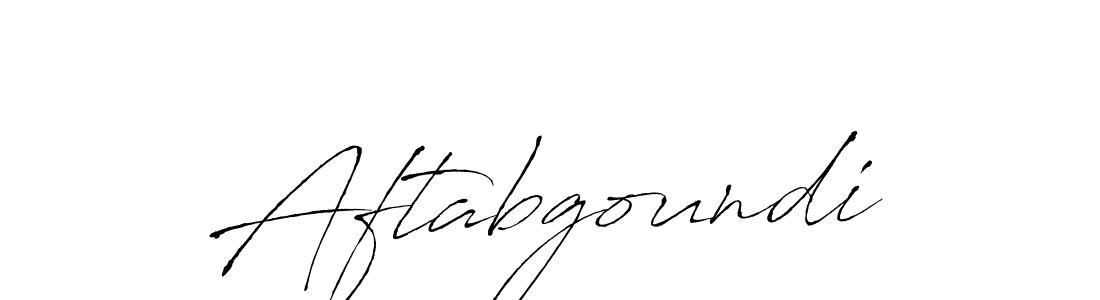 How to make Aftabgoundi name signature. Use Antro_Vectra style for creating short signs online. This is the latest handwritten sign. Aftabgoundi signature style 6 images and pictures png