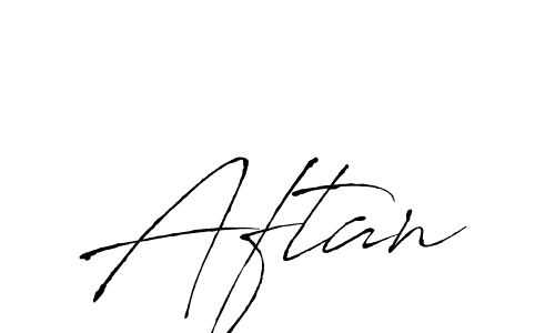 Use a signature maker to create a handwritten signature online. With this signature software, you can design (Antro_Vectra) your own signature for name Aftan. Aftan signature style 6 images and pictures png