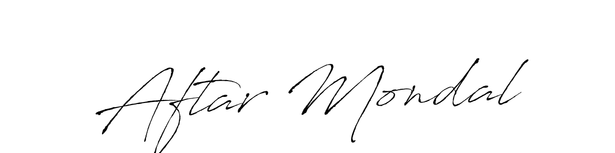 Use a signature maker to create a handwritten signature online. With this signature software, you can design (Antro_Vectra) your own signature for name Aftar Mondal. Aftar Mondal signature style 6 images and pictures png