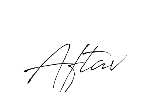 Aftav stylish signature style. Best Handwritten Sign (Antro_Vectra) for my name. Handwritten Signature Collection Ideas for my name Aftav. Aftav signature style 6 images and pictures png