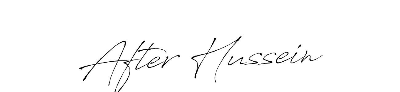 How to Draw After Hussein signature style? Antro_Vectra is a latest design signature styles for name After Hussein. After Hussein signature style 6 images and pictures png