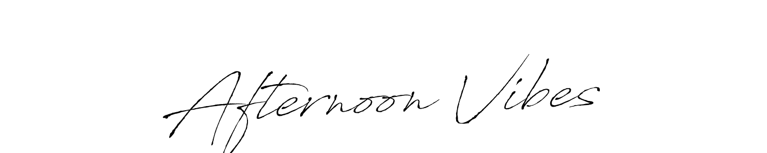 Design your own signature with our free online signature maker. With this signature software, you can create a handwritten (Antro_Vectra) signature for name Afternoon Vibes. Afternoon Vibes signature style 6 images and pictures png