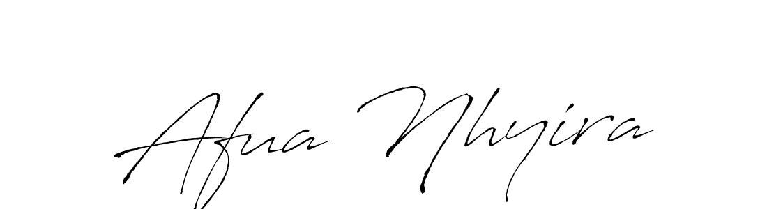 Design your own signature with our free online signature maker. With this signature software, you can create a handwritten (Antro_Vectra) signature for name Afua Nhyira. Afua Nhyira signature style 6 images and pictures png