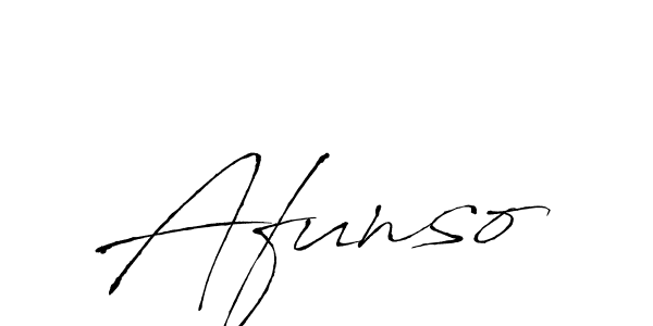 Design your own signature with our free online signature maker. With this signature software, you can create a handwritten (Antro_Vectra) signature for name Afunso. Afunso signature style 6 images and pictures png