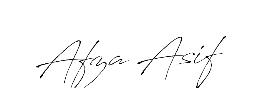 Afza Asif stylish signature style. Best Handwritten Sign (Antro_Vectra) for my name. Handwritten Signature Collection Ideas for my name Afza Asif. Afza Asif signature style 6 images and pictures png