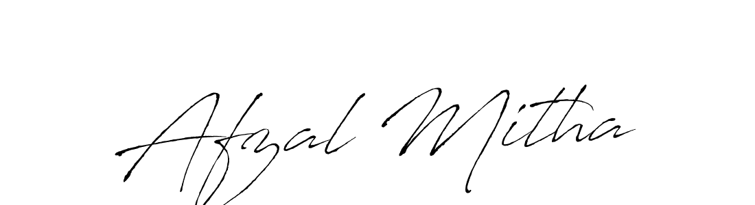 Design your own signature with our free online signature maker. With this signature software, you can create a handwritten (Antro_Vectra) signature for name Afzal Mitha. Afzal Mitha signature style 6 images and pictures png
