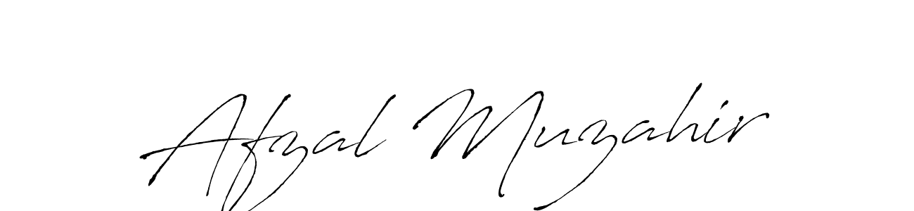 Make a beautiful signature design for name Afzal Muzahir. With this signature (Antro_Vectra) style, you can create a handwritten signature for free. Afzal Muzahir signature style 6 images and pictures png