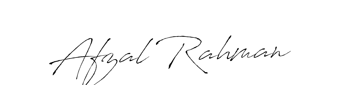 Make a beautiful signature design for name Afzal Rahman. With this signature (Antro_Vectra) style, you can create a handwritten signature for free. Afzal Rahman signature style 6 images and pictures png