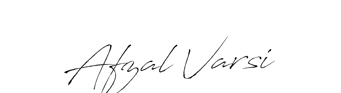 Afzal Varsi stylish signature style. Best Handwritten Sign (Antro_Vectra) for my name. Handwritten Signature Collection Ideas for my name Afzal Varsi. Afzal Varsi signature style 6 images and pictures png