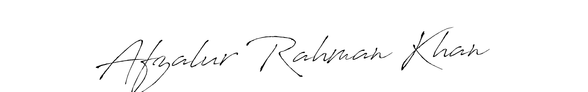 Make a beautiful signature design for name Afzalur Rahman Khan. With this signature (Antro_Vectra) style, you can create a handwritten signature for free. Afzalur Rahman Khan signature style 6 images and pictures png