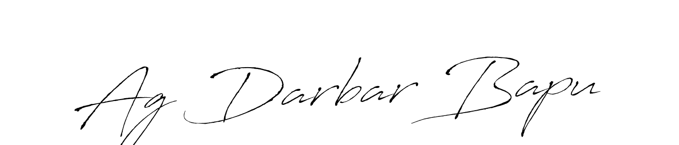 Design your own signature with our free online signature maker. With this signature software, you can create a handwritten (Antro_Vectra) signature for name Ag Darbar Bapu. Ag Darbar Bapu signature style 6 images and pictures png