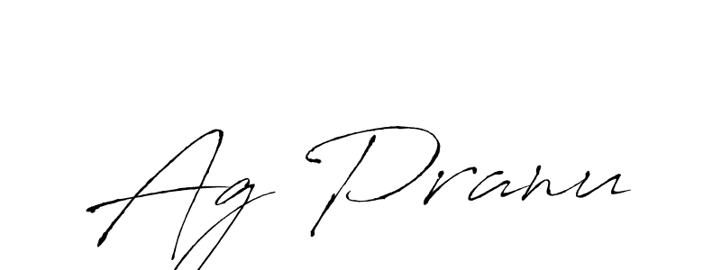 You should practise on your own different ways (Antro_Vectra) to write your name (Ag Pranu) in signature. don't let someone else do it for you. Ag Pranu signature style 6 images and pictures png