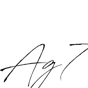 Here are the top 10 professional signature styles for the name Ag7. These are the best autograph styles you can use for your name. Ag7 signature style 6 images and pictures png