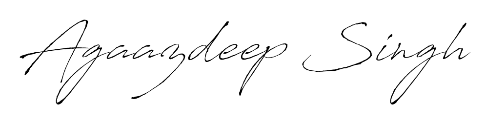 A sleek calligraphic signature for name Agaazdeep Singh utilizing Antro_Vectra styling. Great for adding personal signatures to photos and art. Agaazdeep Singh signature style 6 images and pictures png