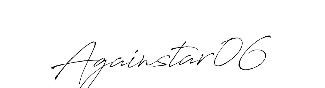 The best way (Antro_Vectra) to make a short signature is to pick only two or three words in your name. The name Againstar06 include a total of six letters. For converting this name. Againstar06 signature style 6 images and pictures png