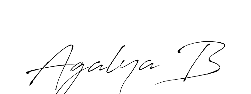 if you are searching for the best signature style for your name Agalya B. so please give up your signature search. here we have designed multiple signature styles  using Antro_Vectra. Agalya B signature style 6 images and pictures png