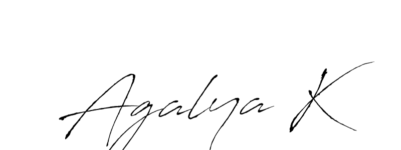 Once you've used our free online signature maker to create your best signature Antro_Vectra style, it's time to enjoy all of the benefits that Agalya K name signing documents. Agalya K signature style 6 images and pictures png