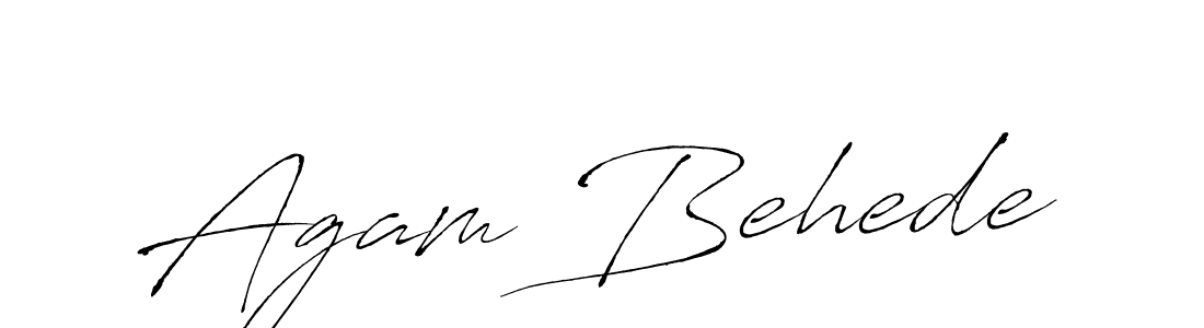 Make a beautiful signature design for name Agam Behede. Use this online signature maker to create a handwritten signature for free. Agam Behede signature style 6 images and pictures png