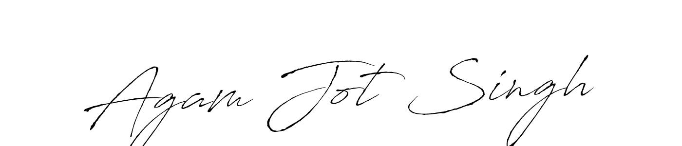 How to make Agam Jot Singh signature? Antro_Vectra is a professional autograph style. Create handwritten signature for Agam Jot Singh name. Agam Jot Singh signature style 6 images and pictures png