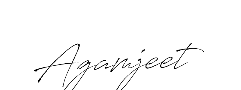 The best way (Antro_Vectra) to make a short signature is to pick only two or three words in your name. The name Agamjeet include a total of six letters. For converting this name. Agamjeet signature style 6 images and pictures png