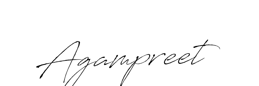 Make a beautiful signature design for name Agampreet. With this signature (Antro_Vectra) style, you can create a handwritten signature for free. Agampreet signature style 6 images and pictures png