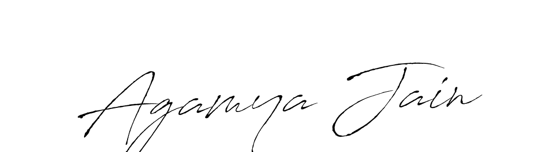 Use a signature maker to create a handwritten signature online. With this signature software, you can design (Antro_Vectra) your own signature for name Agamya Jain. Agamya Jain signature style 6 images and pictures png