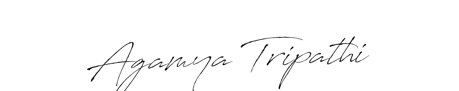 Make a beautiful signature design for name Agamya Tripathi. Use this online signature maker to create a handwritten signature for free. Agamya Tripathi signature style 6 images and pictures png