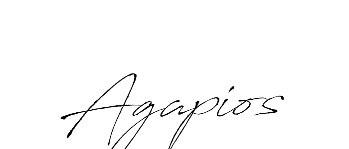 Also we have Agapios name is the best signature style. Create professional handwritten signature collection using Antro_Vectra autograph style. Agapios signature style 6 images and pictures png