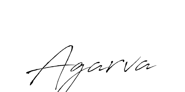 How to make Agarva signature? Antro_Vectra is a professional autograph style. Create handwritten signature for Agarva name. Agarva signature style 6 images and pictures png