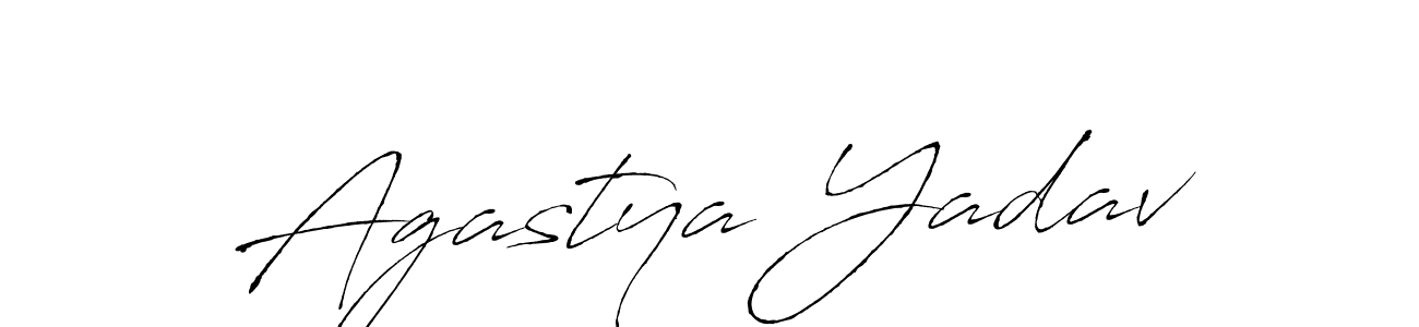 How to make Agastya Yadav signature? Antro_Vectra is a professional autograph style. Create handwritten signature for Agastya Yadav name. Agastya Yadav signature style 6 images and pictures png