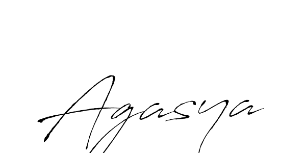 How to make Agasya signature? Antro_Vectra is a professional autograph style. Create handwritten signature for Agasya name. Agasya signature style 6 images and pictures png