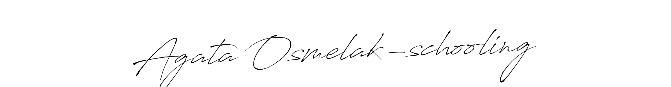 You should practise on your own different ways (Antro_Vectra) to write your name (Agata Osmelak-schooling) in signature. don't let someone else do it for you. Agata Osmelak-schooling signature style 6 images and pictures png