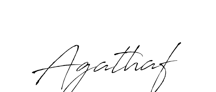 Antro_Vectra is a professional signature style that is perfect for those who want to add a touch of class to their signature. It is also a great choice for those who want to make their signature more unique. Get Agathaf name to fancy signature for free. Agathaf signature style 6 images and pictures png