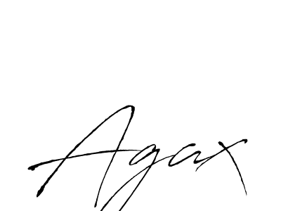 Create a beautiful signature design for name Agax. With this signature (Antro_Vectra) fonts, you can make a handwritten signature for free. Agax signature style 6 images and pictures png