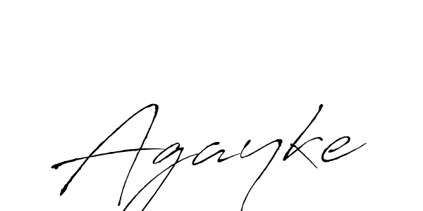 Make a beautiful signature design for name Agayke. With this signature (Antro_Vectra) style, you can create a handwritten signature for free. Agayke signature style 6 images and pictures png